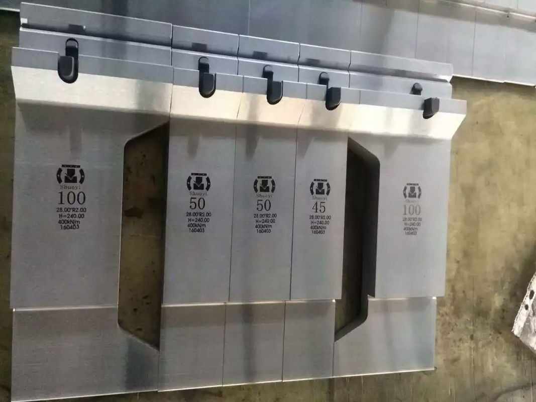 Hoe te selecteren drukrem buiggereedschap HCR60 hardheid stijgt sectie Punch Standard